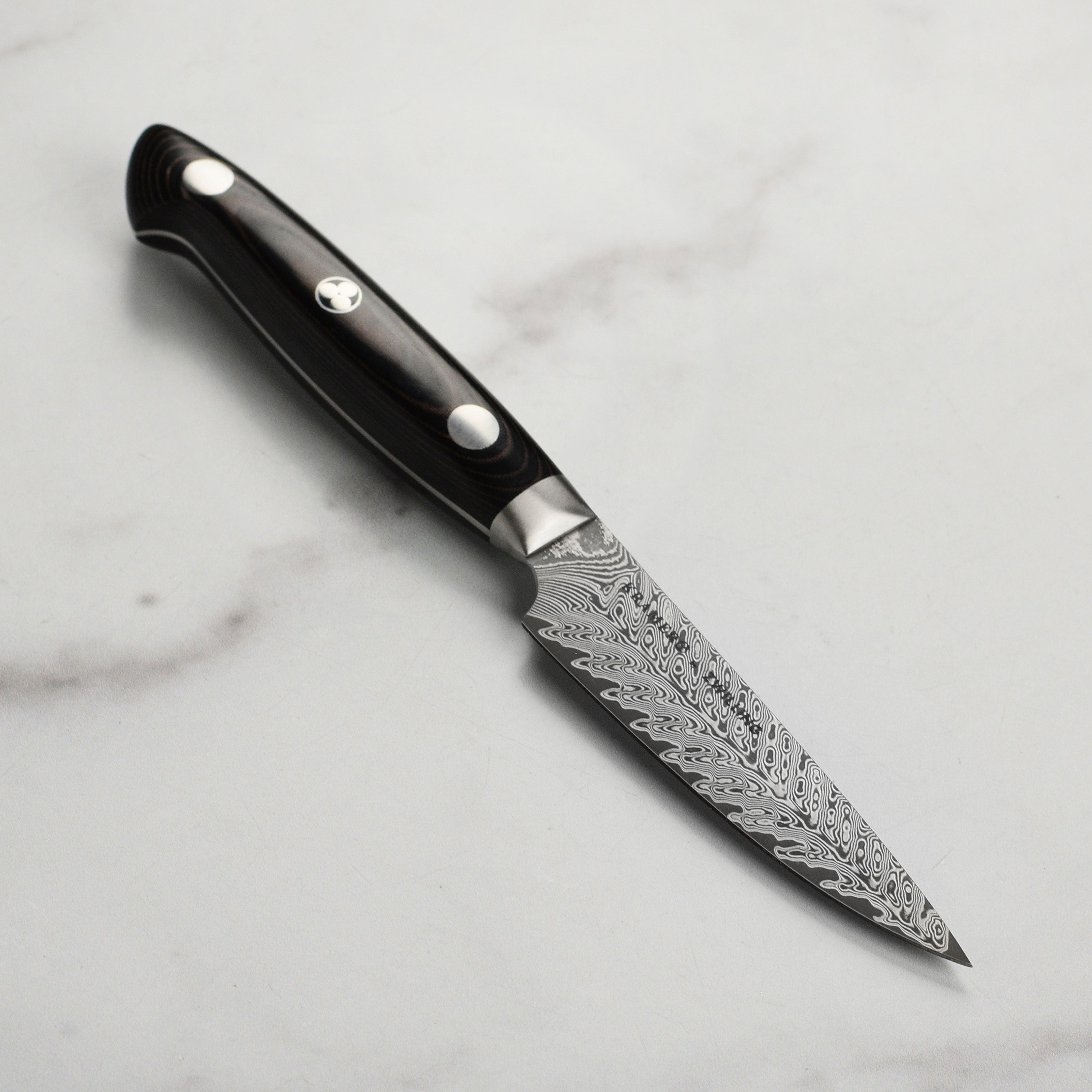 Bob Kramer Stainless Damascus Paring Knife - 3.5