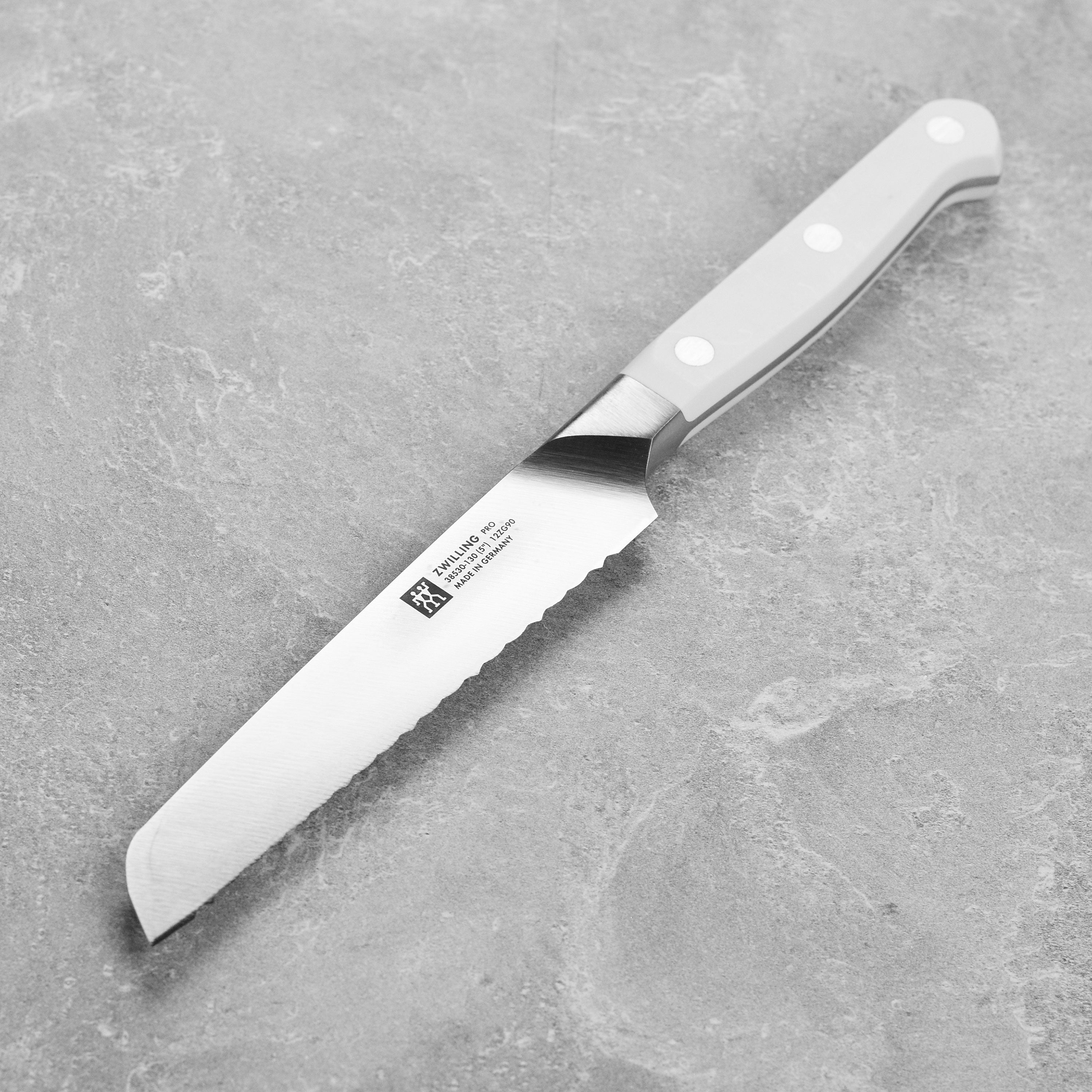 Zwilling Pro Le Blanc Serrated Utility Knife - 5