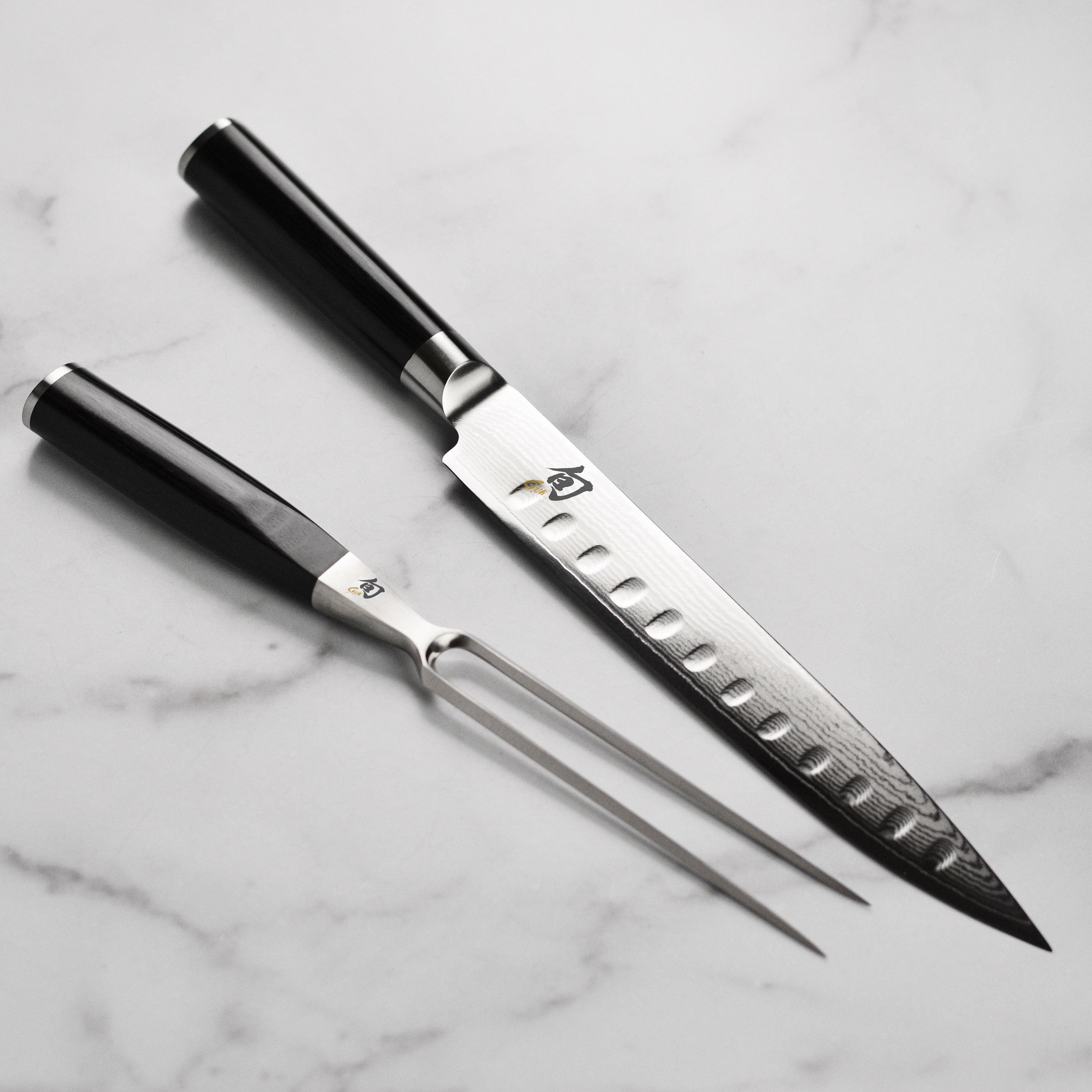 Shun Classic Carving Knife & Fork Set – Cutlery and More