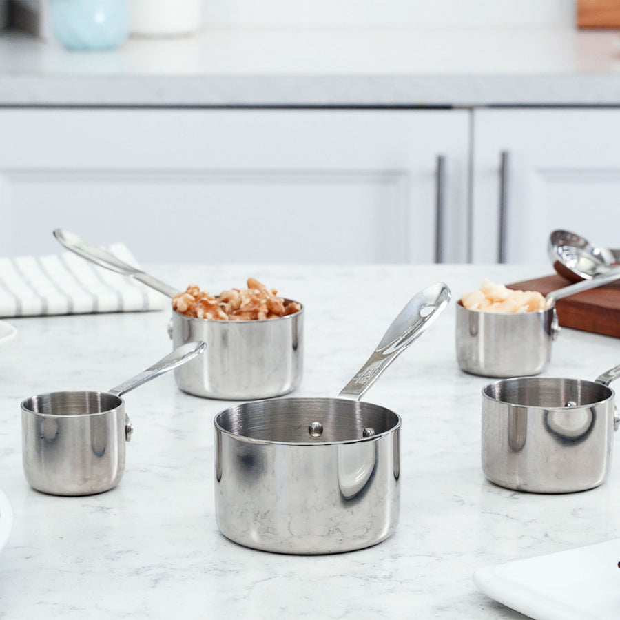 All-Clad 5 Piece Stainless Steel Measuring Cup Set