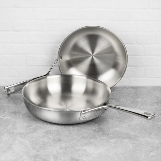 Zwilling Aurora 5-ply Stainless Steel 8 & 9.5" Fry Pan Set