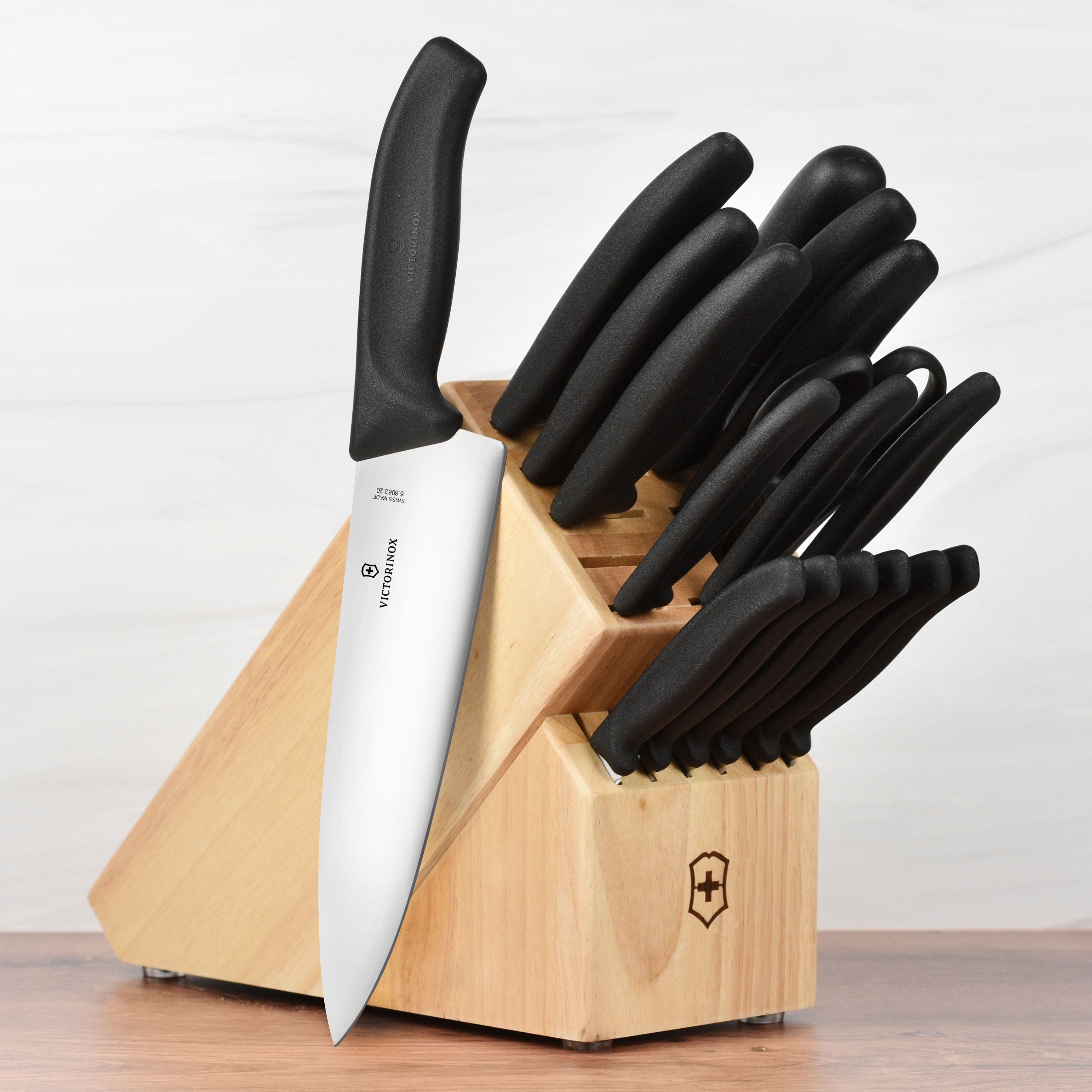 Victorinox Swiss Classic Knife Block Set 18 Piece – Cutlery and More