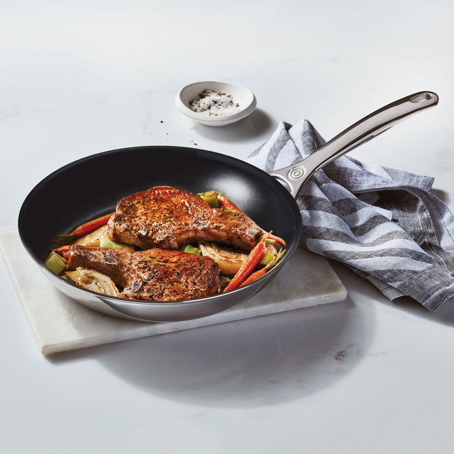 Le Creuset Stainless Steel 10" Nonstick Skillet