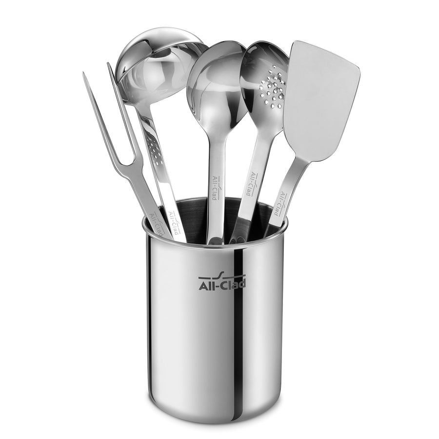 All-Clad 6 Piece Stainless Steel Kitchen Tool Set