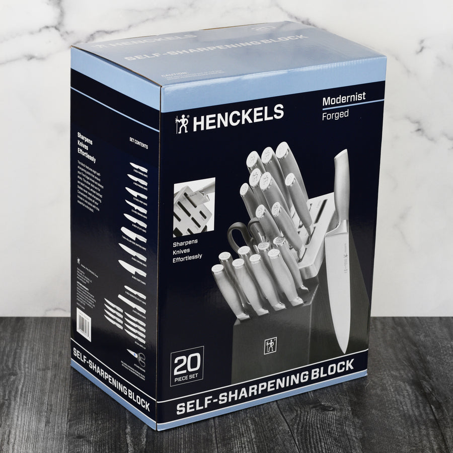 Henckels Modernist 20 Piece Self-Sharpening Knife Block Set