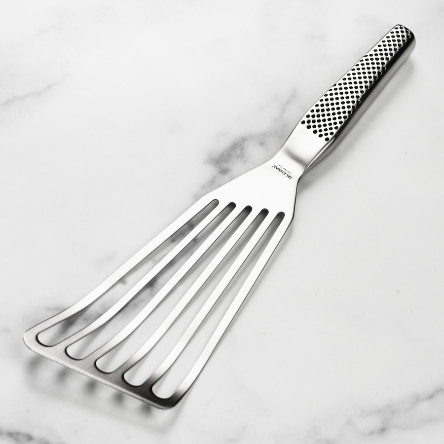 Global Stainless Steel Slotted Fish Spatula/Turner