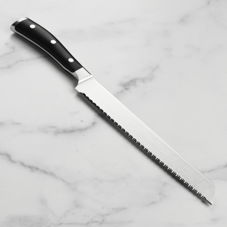 Wusthof Classic Ikon 9" Double Serrated Bread Knife