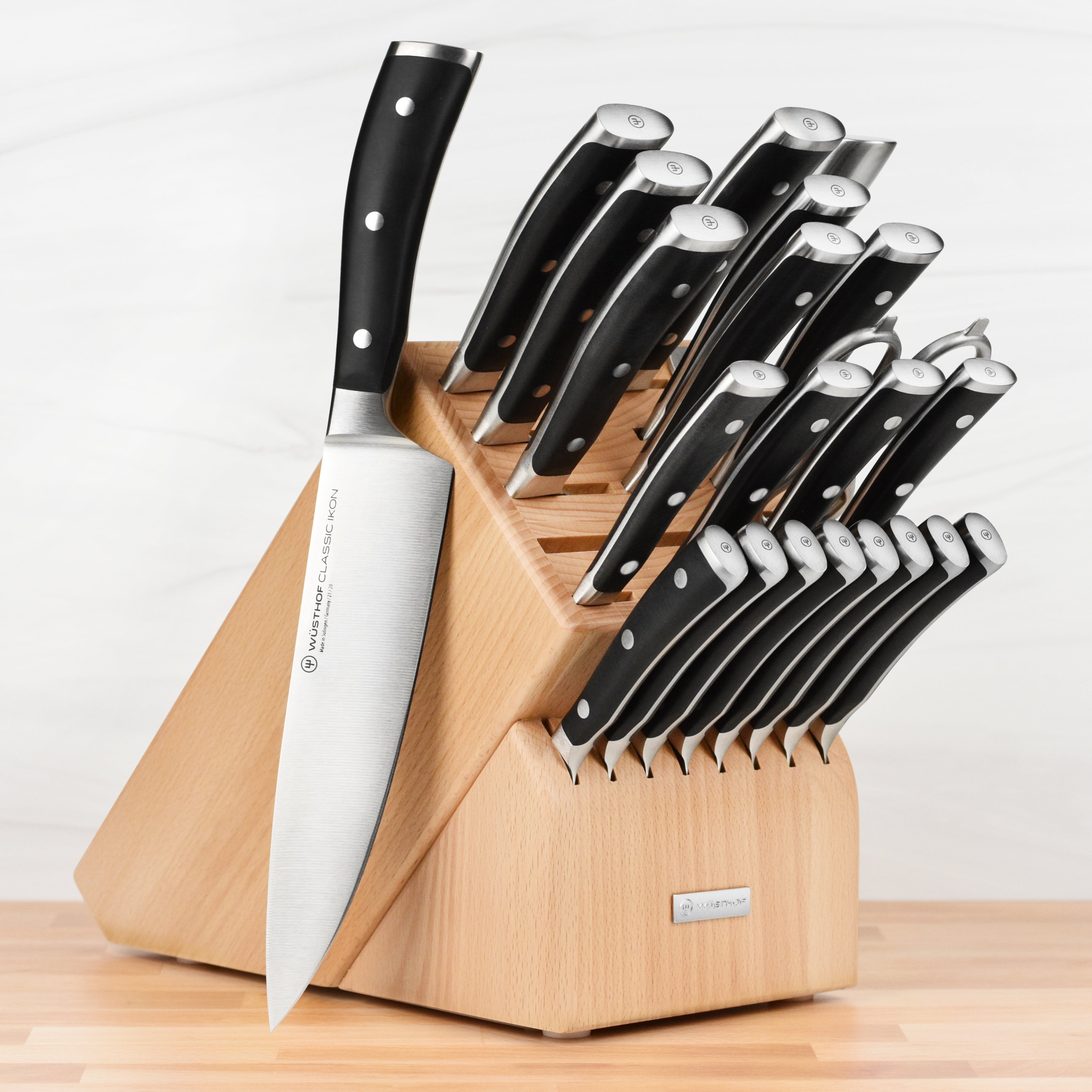 Wusthof Classic Ikon Knife Block Set - 23 Piece – Cutlery and More