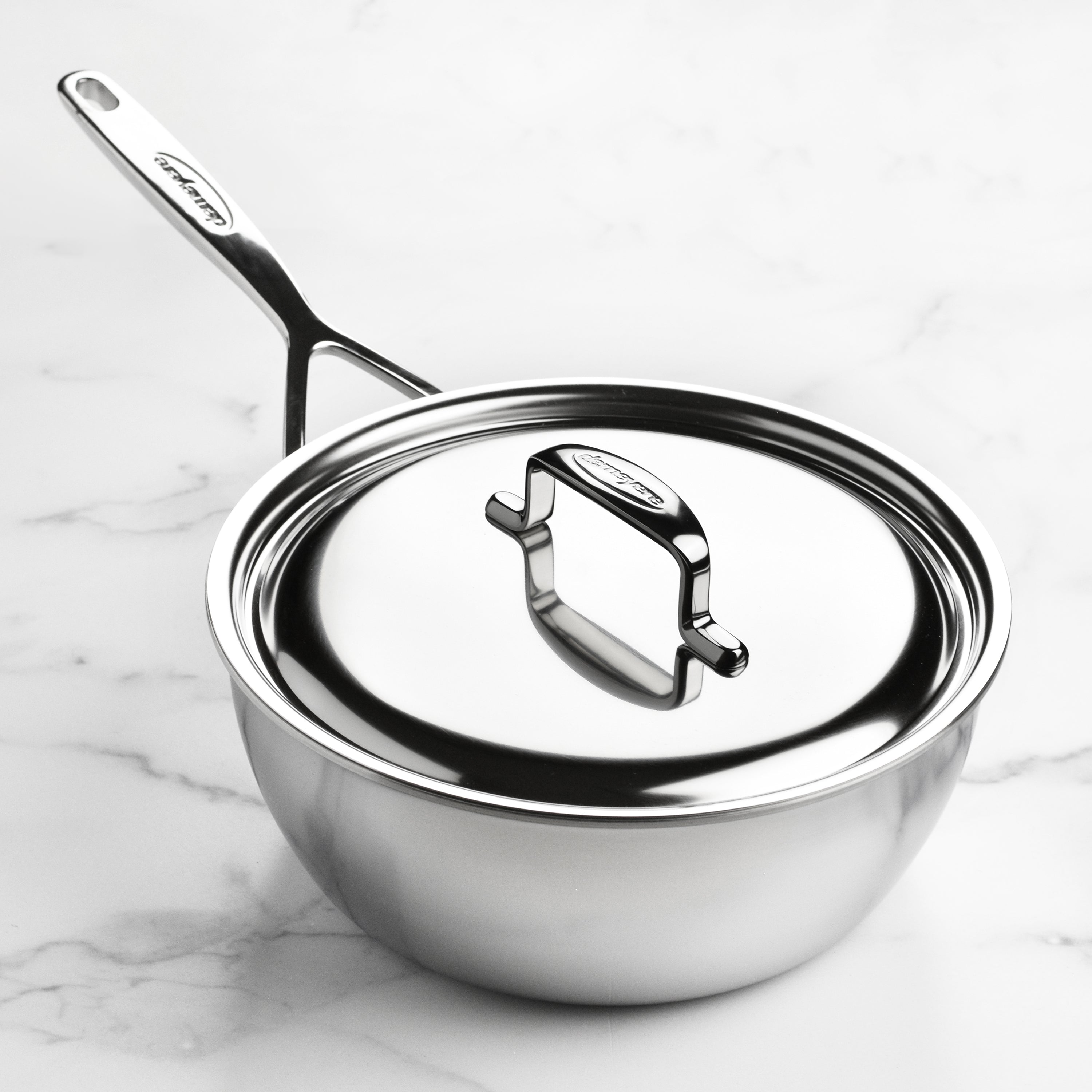 Demeyere 5 Plus Conical Saucepan 3.3l Silver