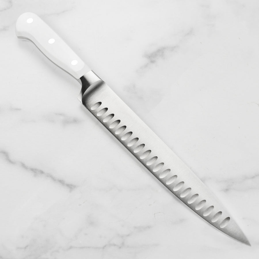 Wusthof Classic White 9" Hollow Edge Carving Knife