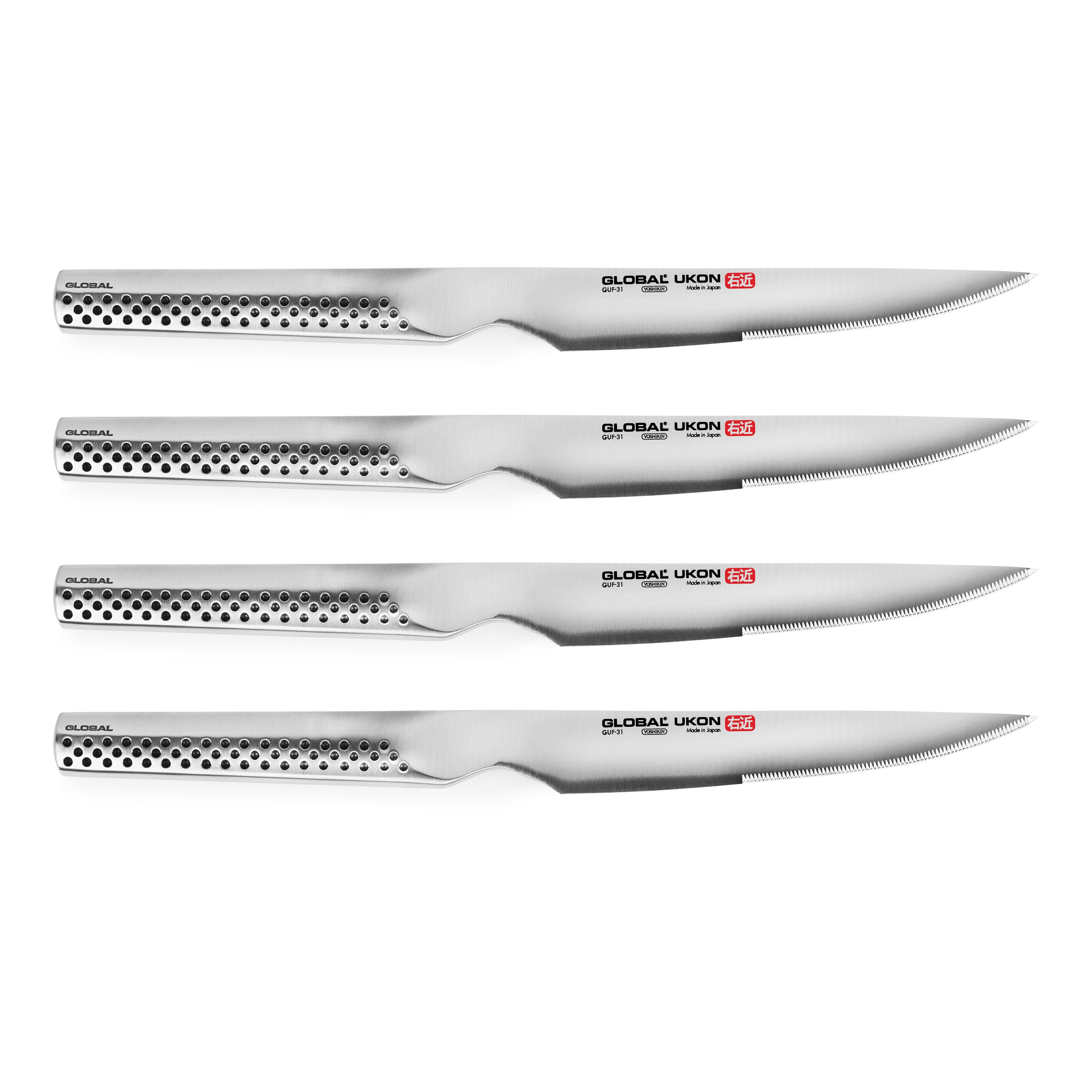 Global Ukon GUF-31/4 - 4 Pc. Steak Knife Set