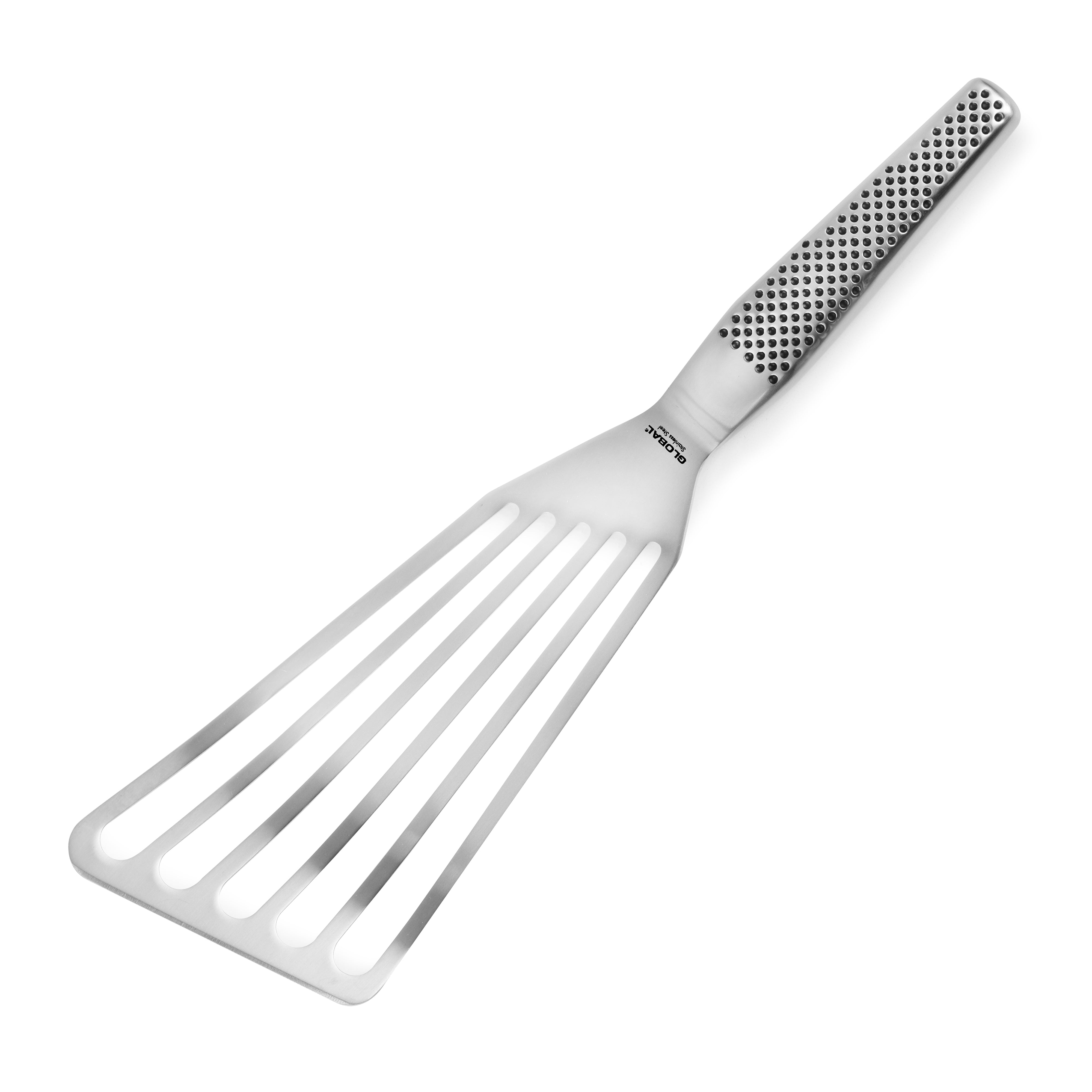Fish Spatula - Stainless Steel Slotted Food Turner with Pakka Wood Handle -  Ideal Fish Flipper for Chefs