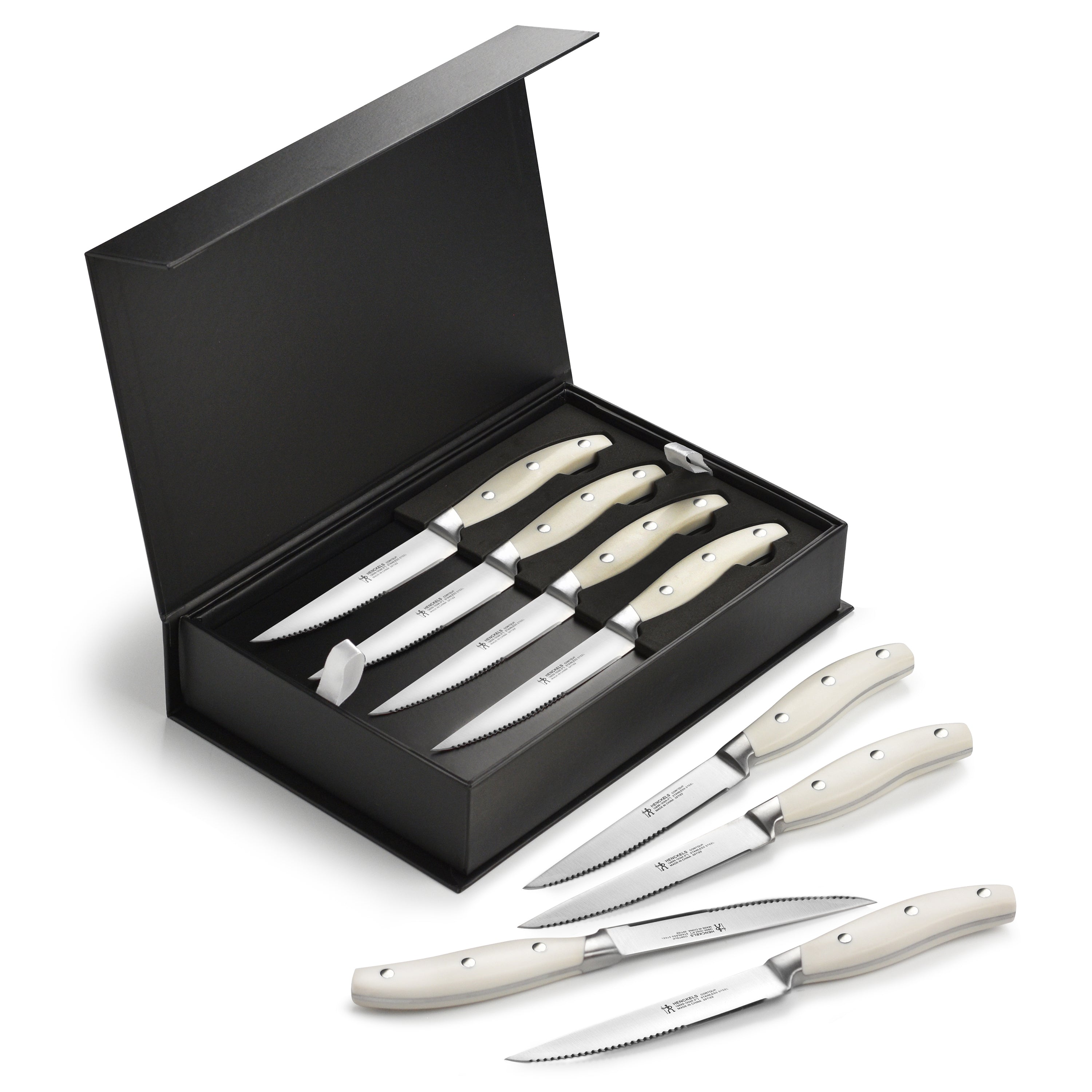Henckels Forged Steak Knife Set - 8 Piece White – Cutlery and More