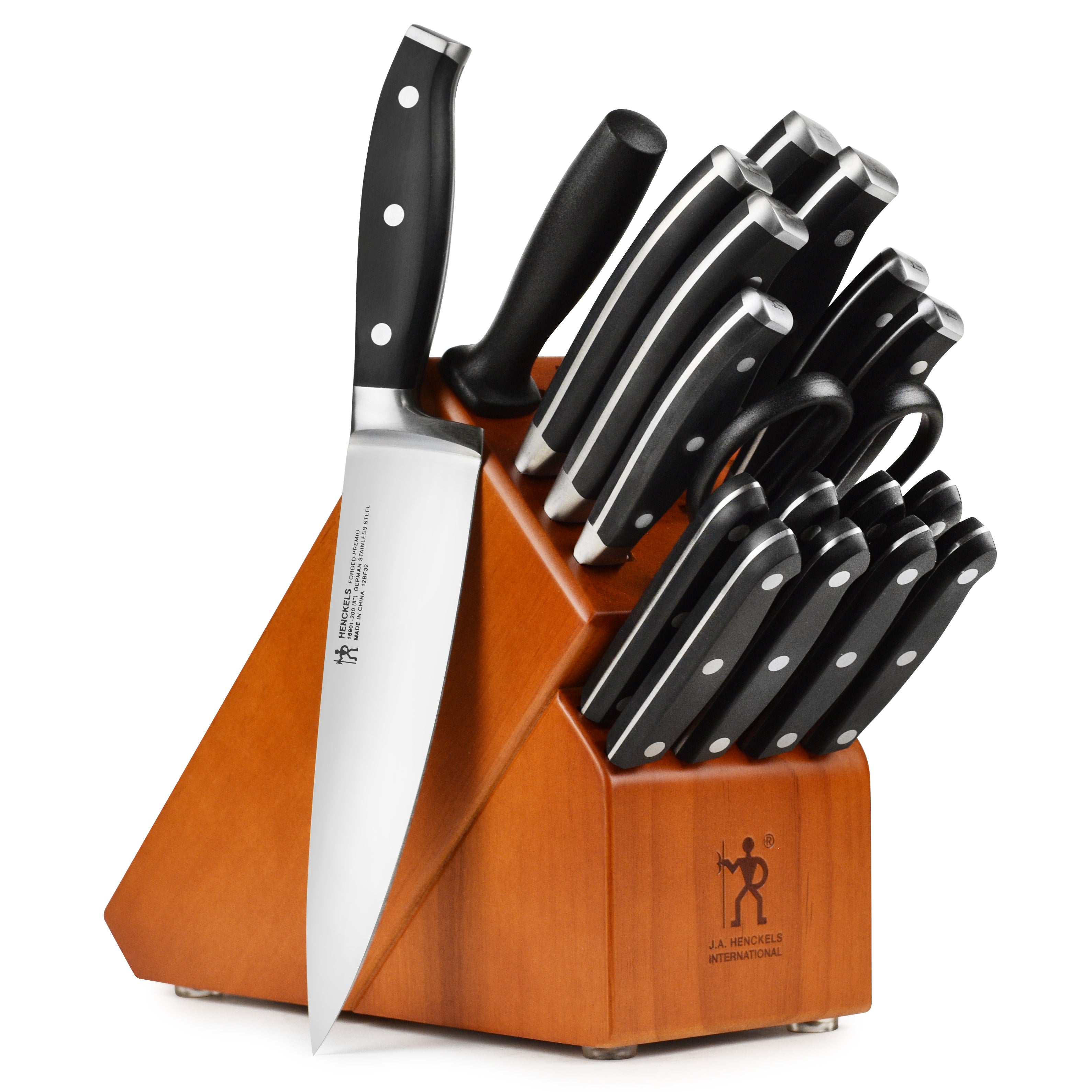 Henckels Forged Premio Knife Block Set - 19 Piece – Cutlery and More