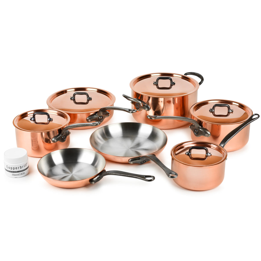 Mauviel M200Ci 12 Piece Copper Cookware Set