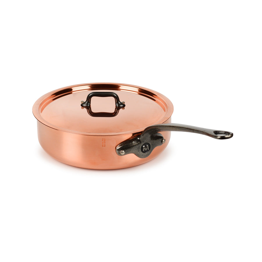 Mauviel M200Ci 3.4-quart Copper Saute Pan