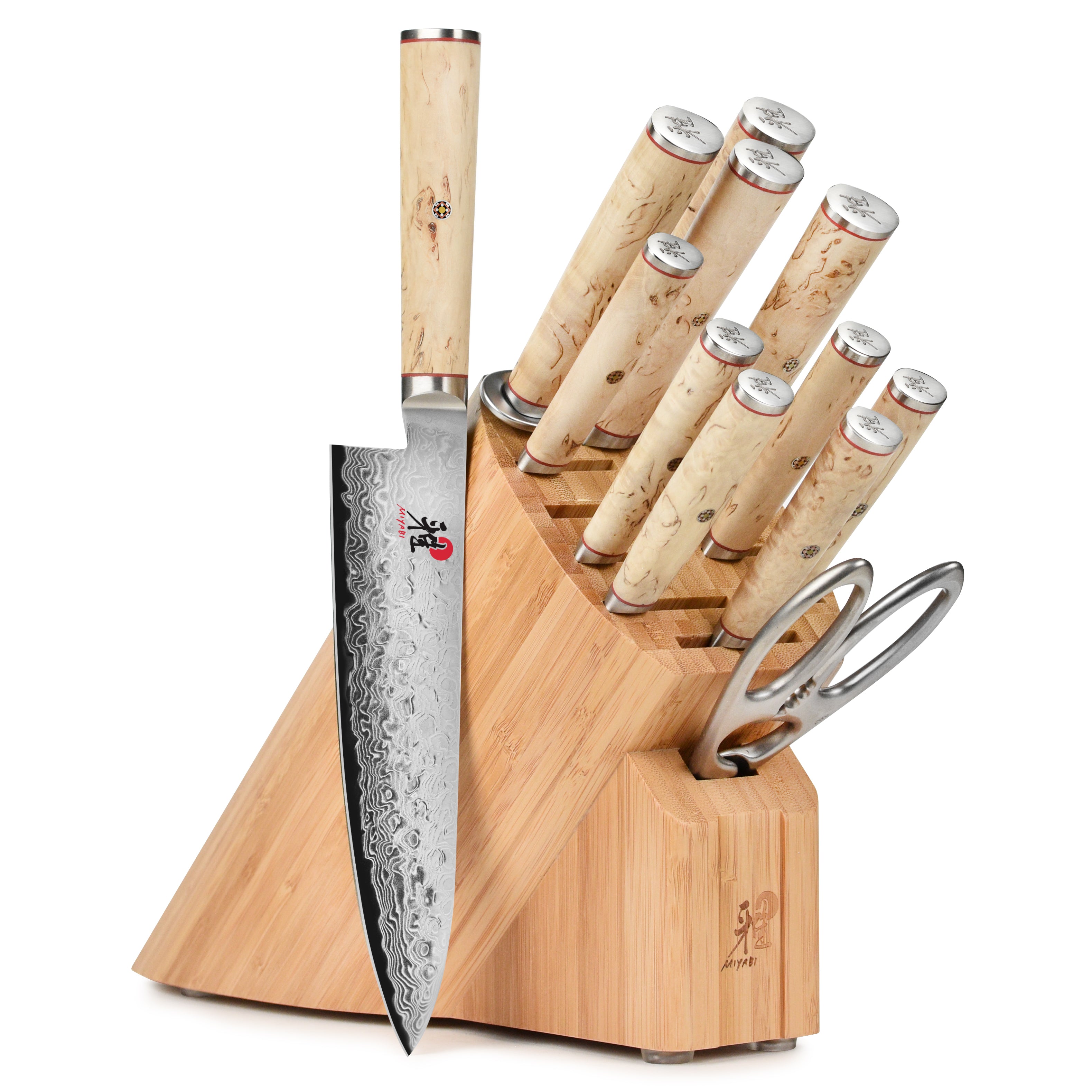 Miyabi Birchwood Knife Block Set - 13 Piece – Cutlery and More