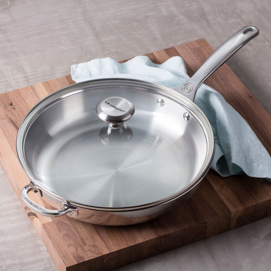 Le Creuset 8" Tempered Glass Lid with Stainless Steel Knob