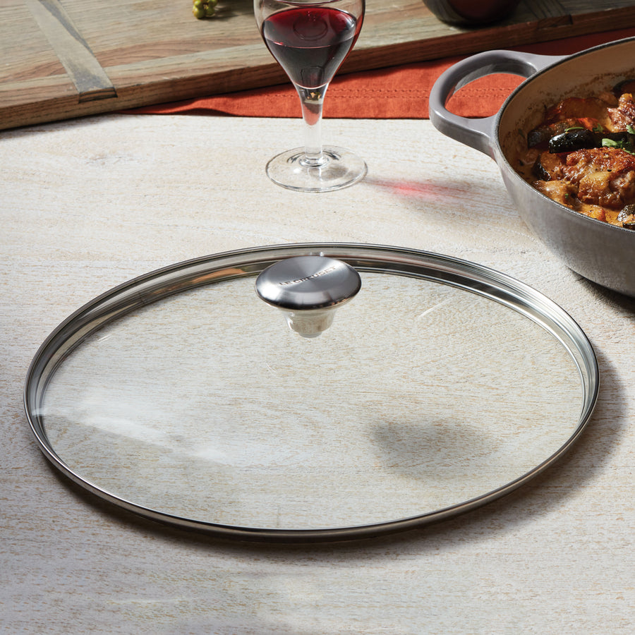 Le Creuset 8" Tempered Glass Lid with Stainless Steel Knob