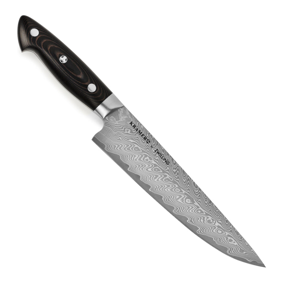 Kramer Stainless Damascus 8" Narrow Chef's Knife