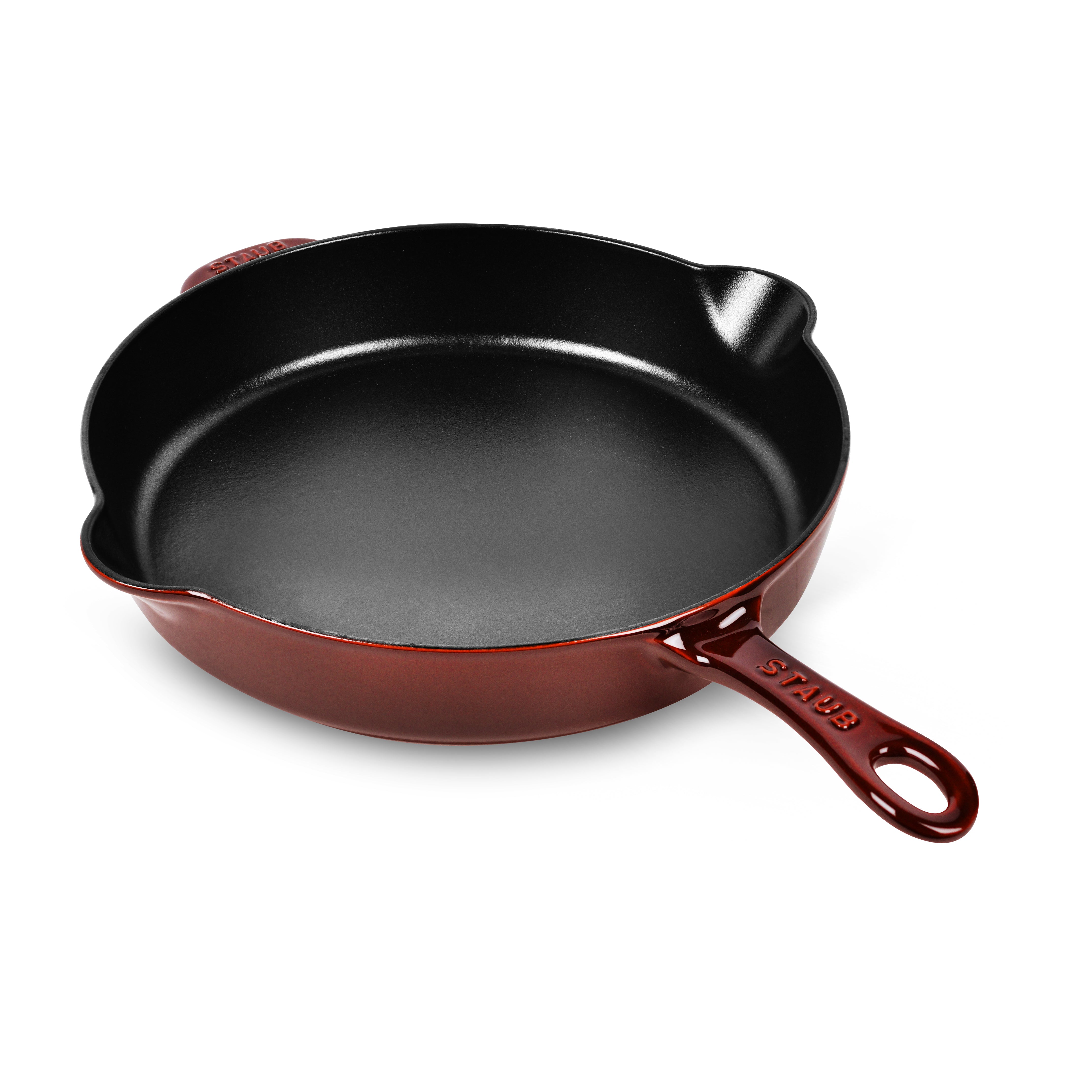 Gourmet Kitchen Cast Iron Fry Pan 26cm - Black
