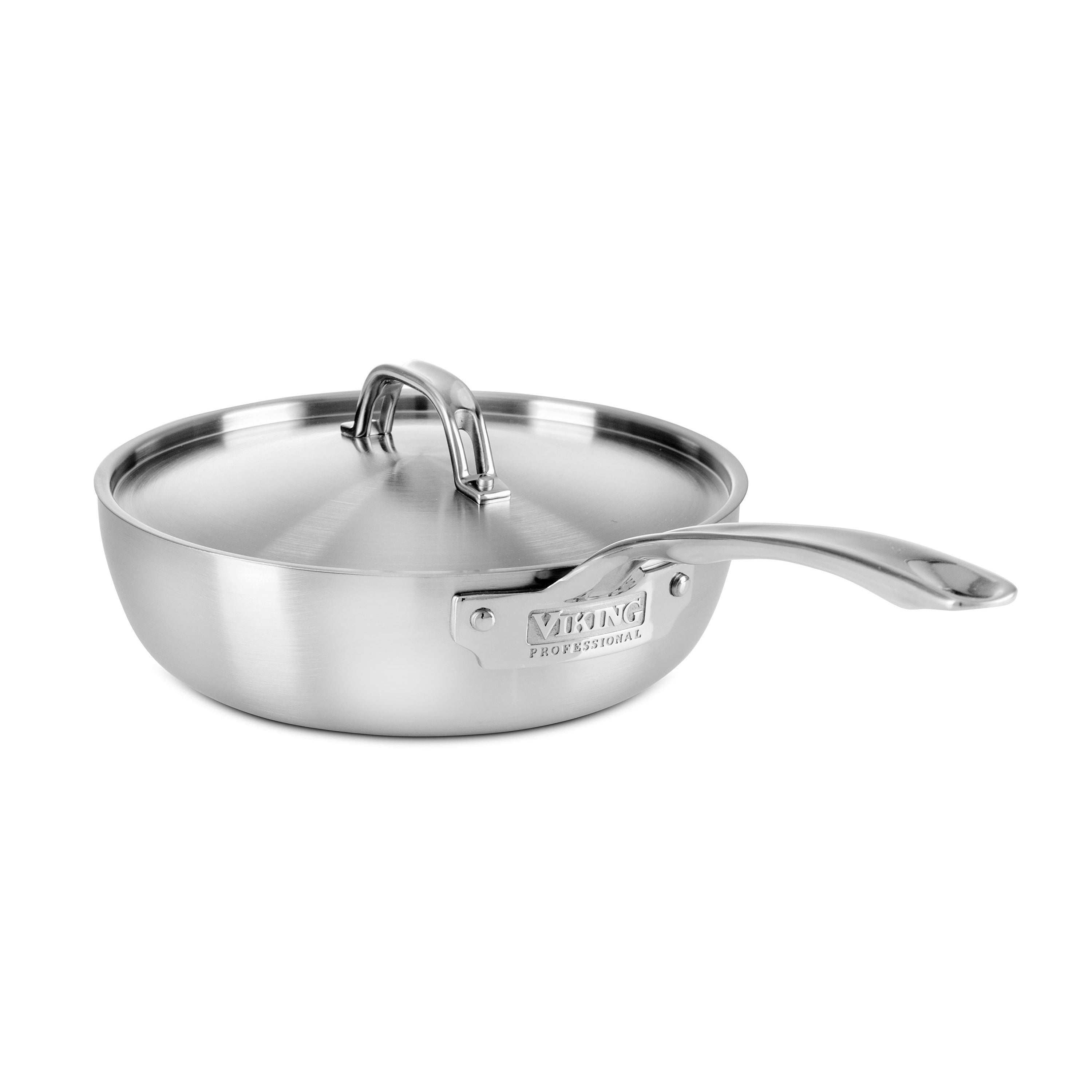 Viking Professional Saucier 5ply Stainless Steel 3qt Cutlery and More
