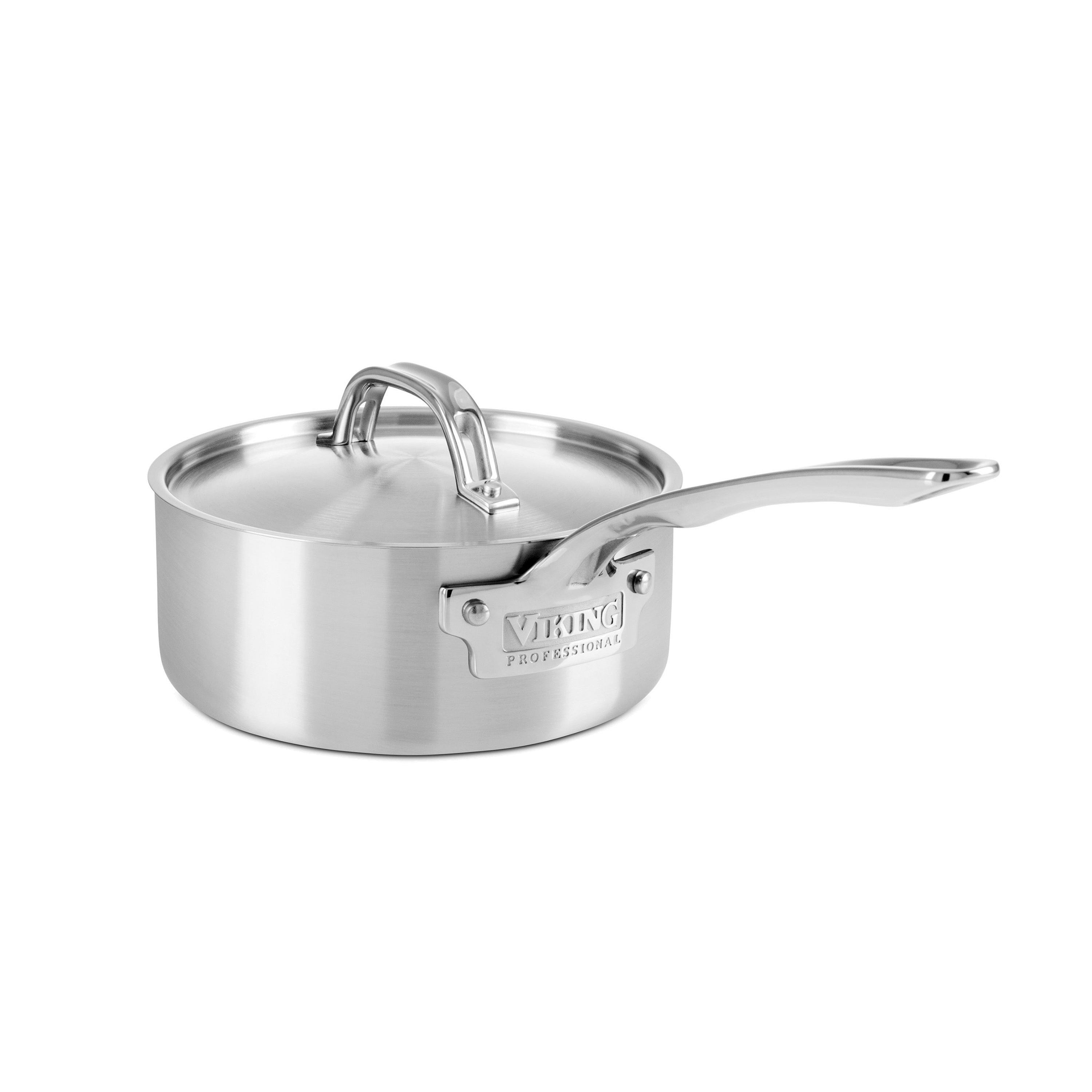 Viking Professional 5-Ply Stainless Steel Stockpot with Lid, 6