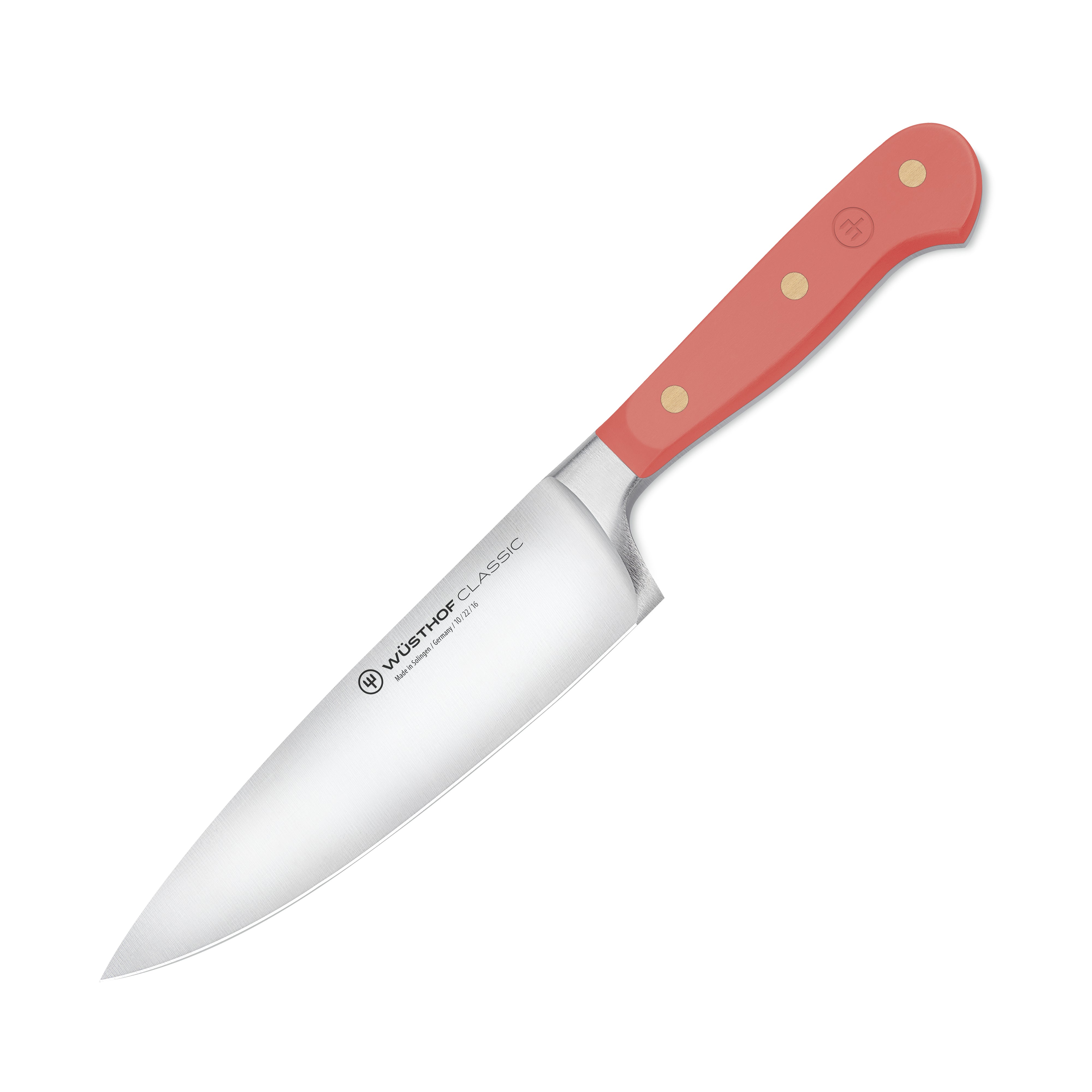 Chef's knife CLASSIC COLOUR 20 cm, coral peach, Wüsthof 