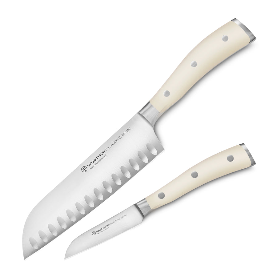 Wusthof Classic Ikon Creme 2 Piece Asian Knife Set
