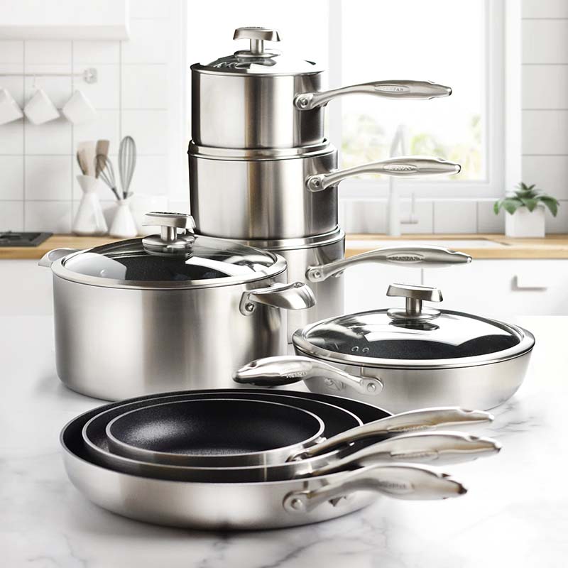 Strata Line Cookware Scanpan CX+ Cookware - Stratanium Plus Nonstick Stainless – Cutlery and ...