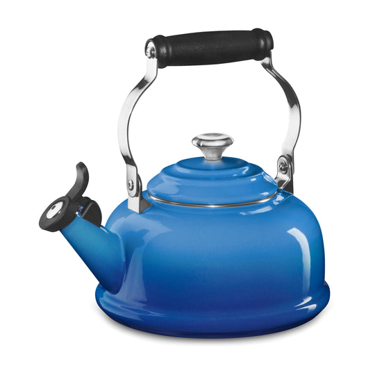 Le Creuset Enameled Steel 1.7-quart Marseille Whistling Tea Kettle