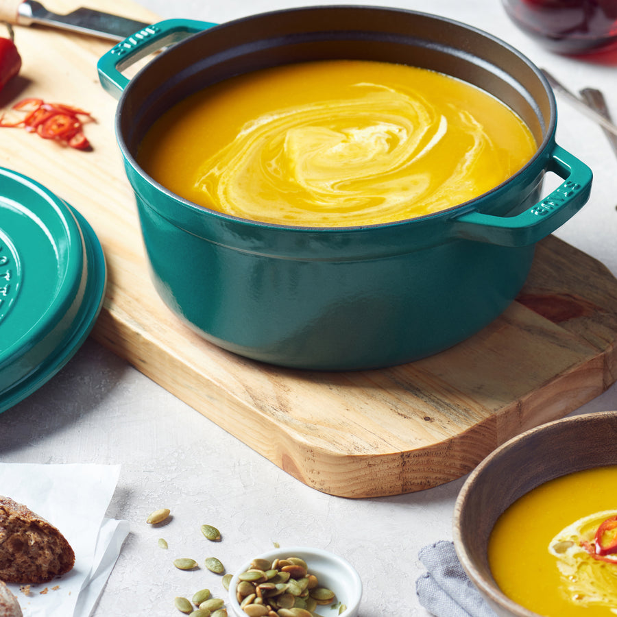 Staub 4-quart Turquoise Round Dutch Oven