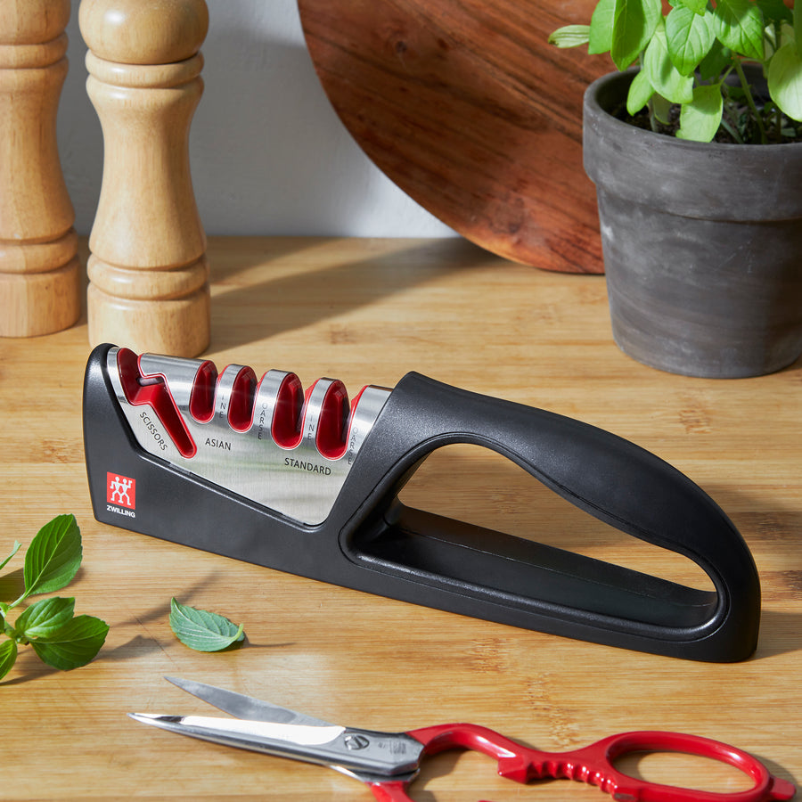 ZWILLING Four stage knife sharpener with shear sharpener