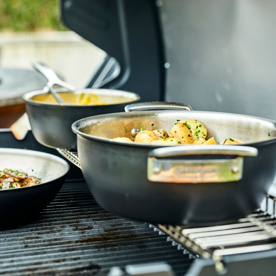 Demeyere Black 3.5-quart Dutch Oven with Lid