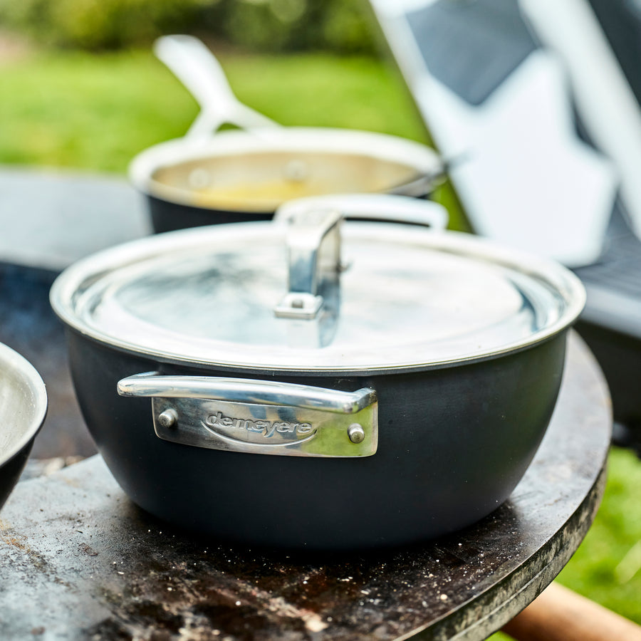 Demeyere Black 3.5-quart Dutch Oven with Lid