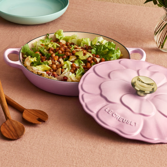 Le Creuset Signature Cast Iron 2.25-quart Chiffon Pink Petal Braiser