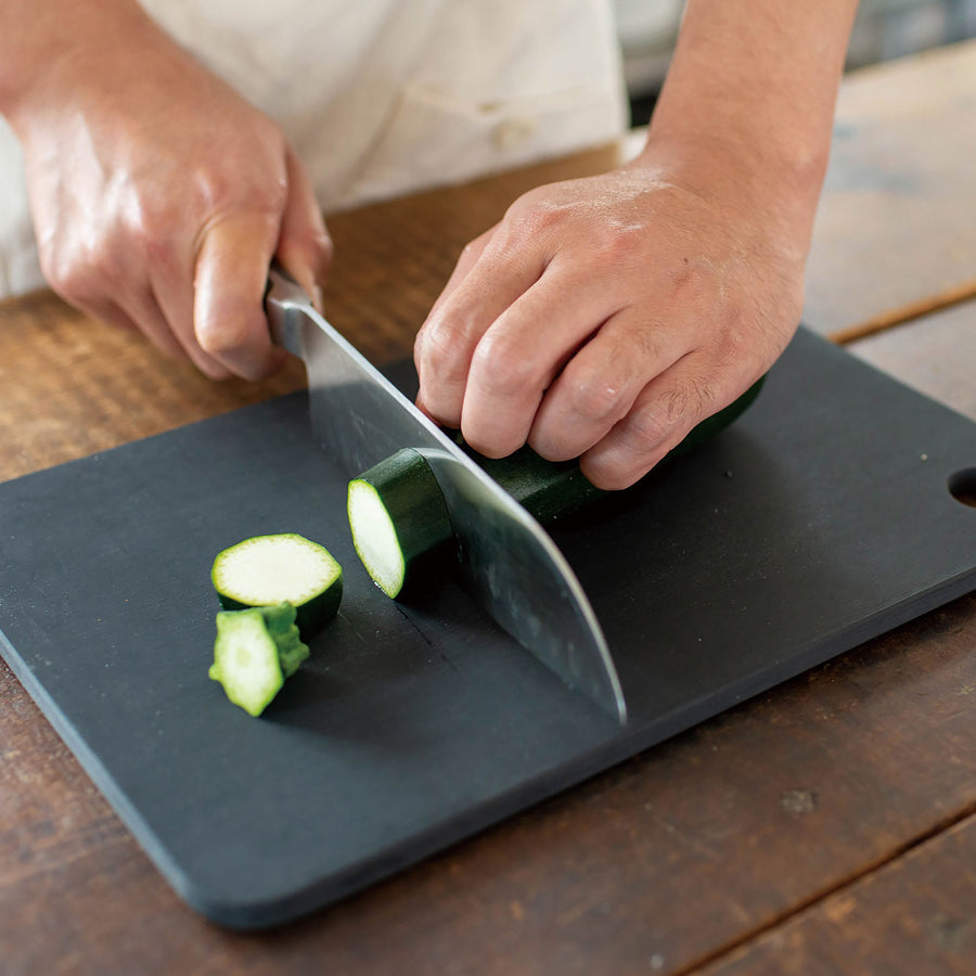 Asahi Black Rubber Cutting Board, 14.5 x 9.5"