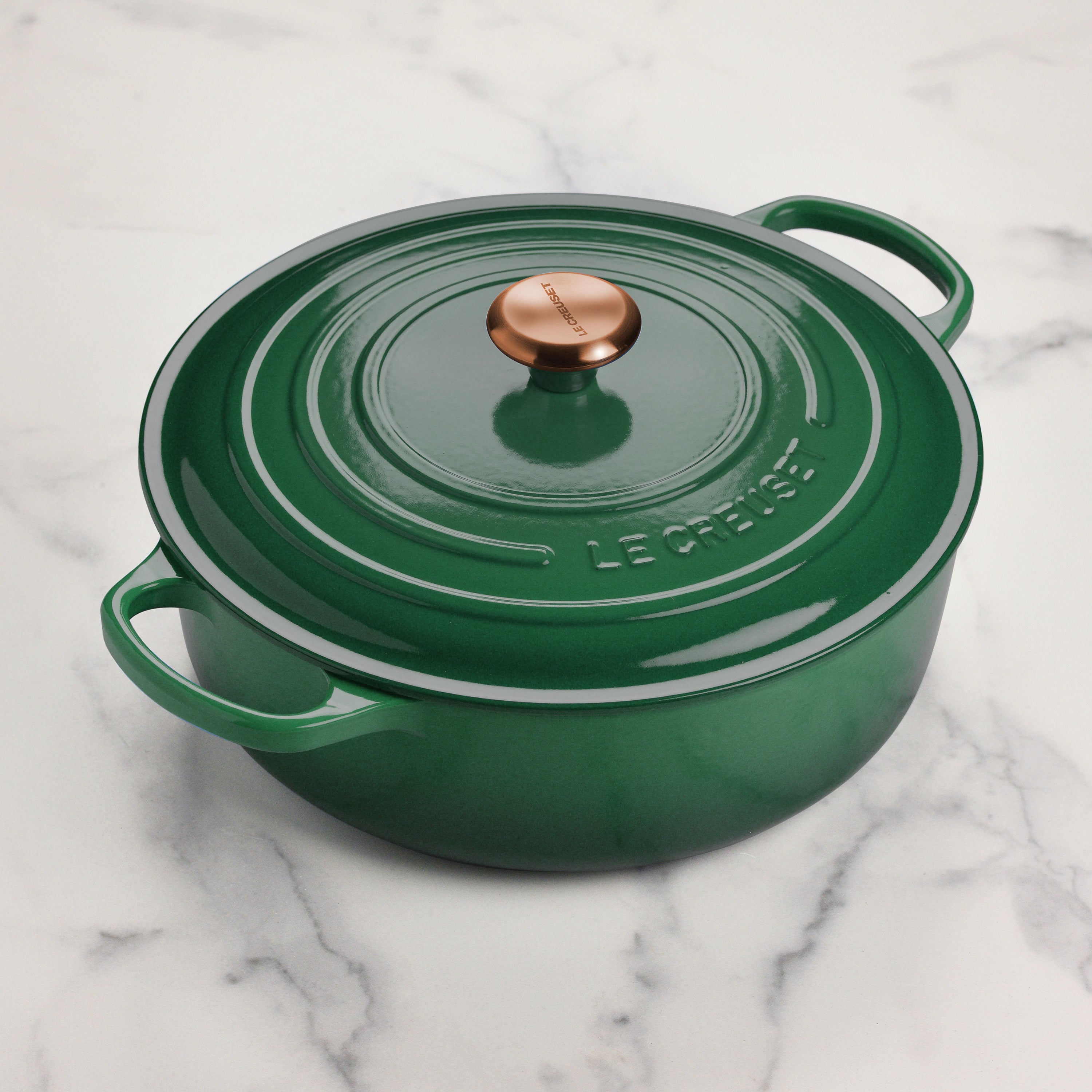 Le Creuset Wide Dutch Oven 6.75qt Signature Cast Iron Artichaut