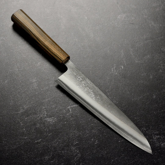 Yoshikane SKD Nashiji Stainless Clad 8.25" Gyuto