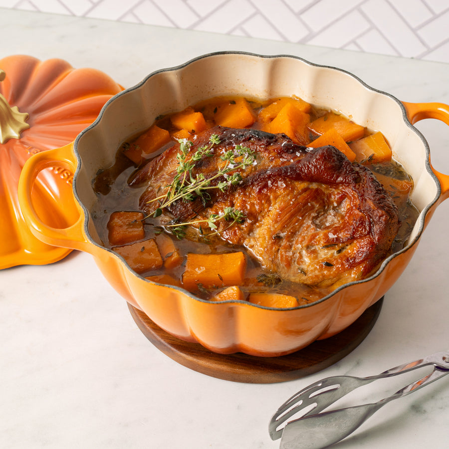 Le Creuset Signature Cast Iron 4-quart Persimmon Pumpkin Cocotte