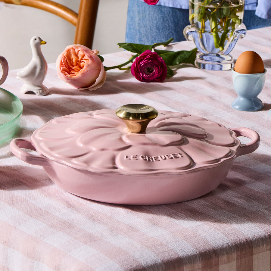 Le Creuset Petal Braiser - 2.25-qt Cast Iron - Chiffon Pink