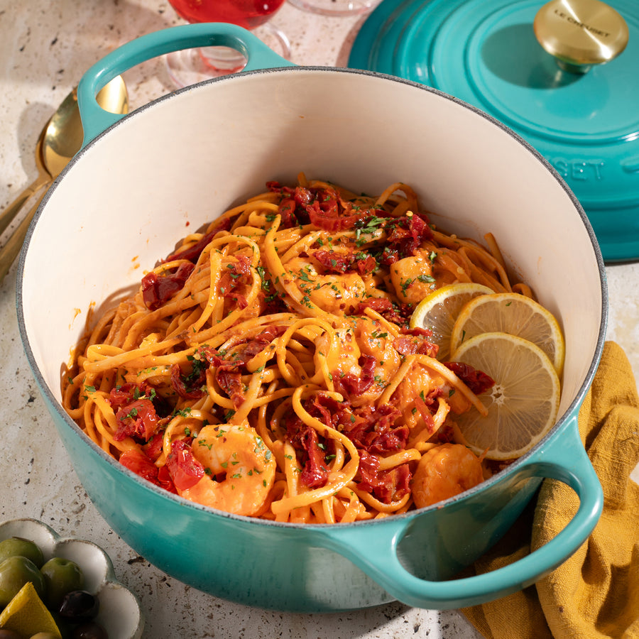 Le Creuset Dutch Oven - 7.25-qt Round - Bleu Riviera – Cutlery and