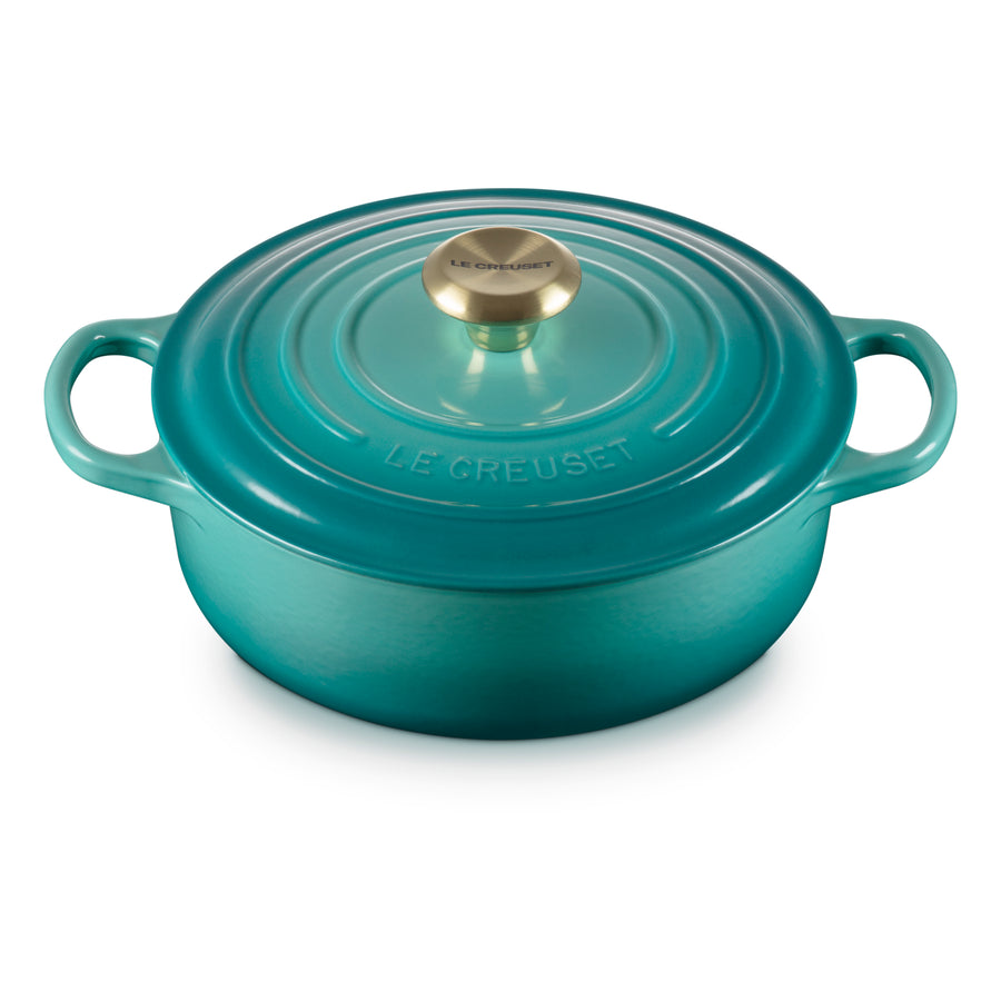 Le Creuset Dutch Oven - 3.5-qt Round - Bleu Riviera – Cutlery and More