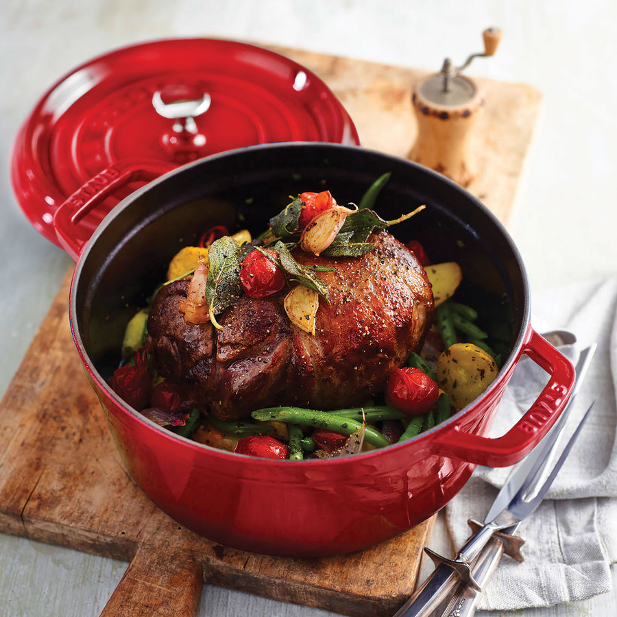 Staub 4-quart Cherry Red Round Dutch Oven