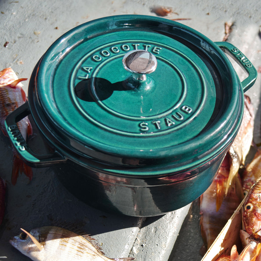 Staub 4-quart Turquoise Round Dutch Oven