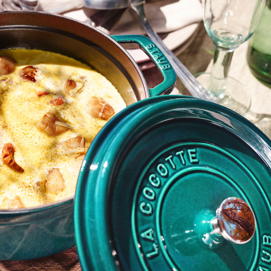 Staub 4-quart Turquoise Round Dutch Oven