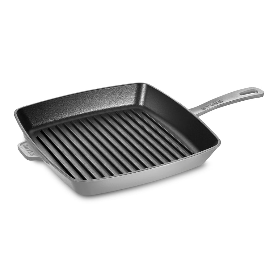 Staub 12" Graphite Gray Square Grill Pan