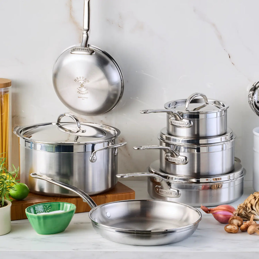 Hestan ProBond Cookware Set - 10 Piece Stainless Steel – Cutlery