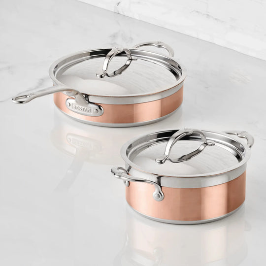 Hestan CopperBond Induction Copper Saute Pan & Soup Pot Set