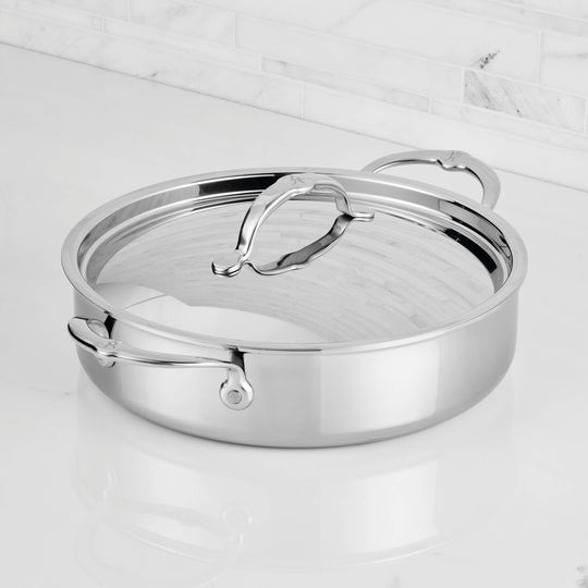 Hestan ProBond Luxe 3.5-quart Stainless Steel Sauteuse